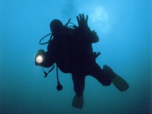 diving